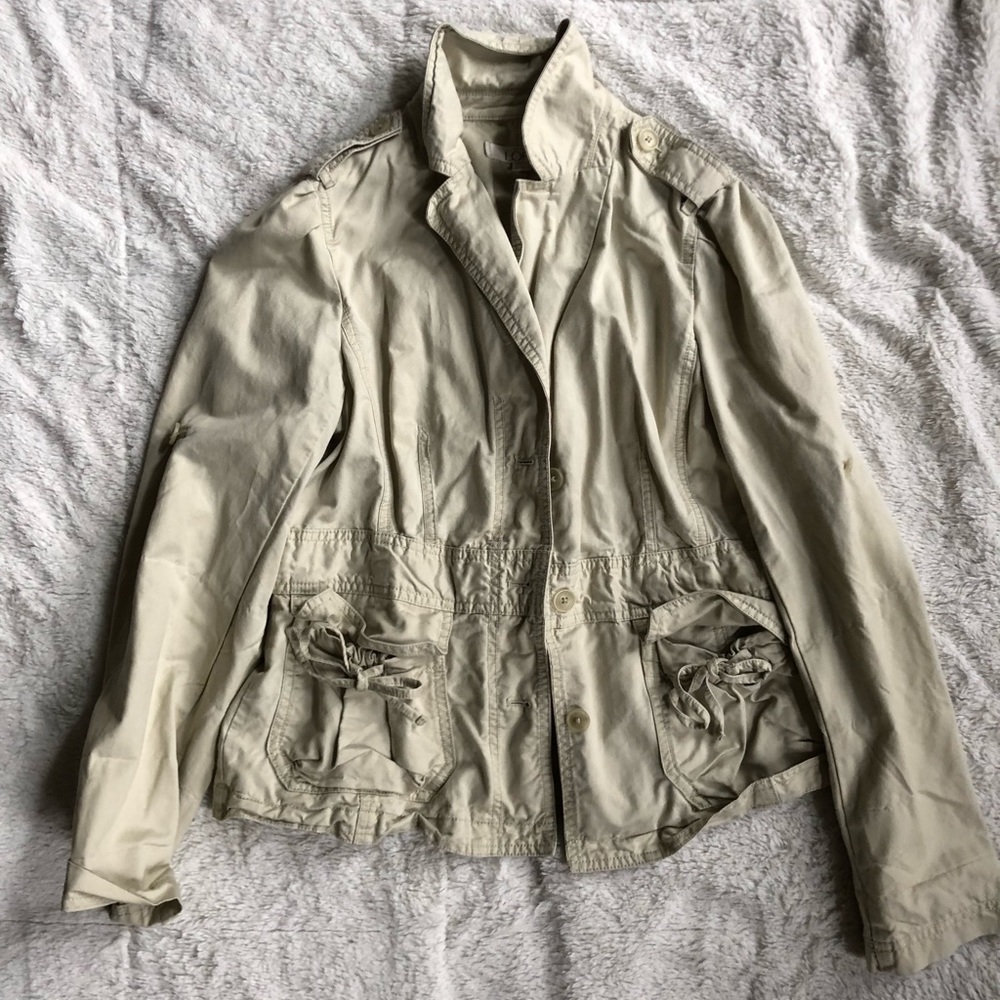 Loft Lightweight Khaki Jacket - image 1